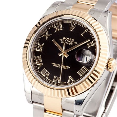 rolex oyster perpetual datejust black face roman numerals|rolex datejust ii roman numerals.